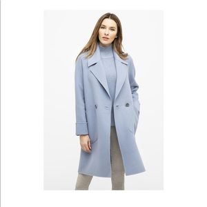 Kinross NOTCH COLLAR COAT - HARBOR